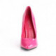 Escarpin rose fuchsia à talon aiguille sexy de 12 cm petite et grande taille