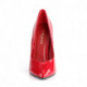 Escarpins rouges vernis talon aiguille 12 cm