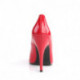 Escarpins rouges vernis talon aiguille 12 cm