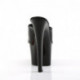 Mule Pole Dance Noire Vernie | Plateforme 7cm | Du 35 au 44