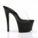 chaussure Pole dance plateforme noire SKY à talon de 18 cm Pleaser Shoes