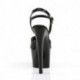 Sandale de pole dance noire à plateforme 7 cm - du 35 au 44