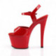Chaussure de pole dance rouge à plateforme - petite et grande taille