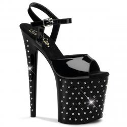 Sandale Plateforme Strass talon 20cm | Chaussures Pole Exotic & Show