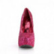 Escarpin plateforme rose pailletés TEEZE-06GW