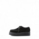 Creepers DemoniaCult homme en daim velours noir - vegan du 35 au 44