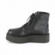 Boots creepers montante noire mat Demonia