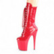 chaussure pole dance rouge talon 20 cm Pleaser FLAM1050/R/M