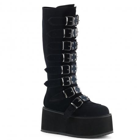 Bottes Velours Demonia Damned-318