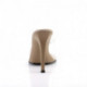 Mule a talon GALA-01 beige et transparent