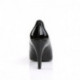 Escarpin talon aiguille 10 cm noir vernis grande taille DREAM-420