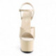 Sandale Pole dance crème à talon 18 cm | ADORE-709/CR/M