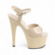 Sandale Pole dance crème à talon 18 cm | ADORE-709/CR/M