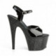 Chaussure pole dance noire talon 18 cm Pleaser ADO709MG/B/M