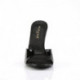 Mule talon aiguille noire vernis femme petite et grande taille