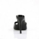 Mule talon aiguille noire vernis femme petite et grande taille