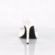 MULES BLANCHE A TALON AIGUILLE petite et grande taille