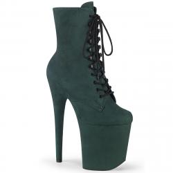 Bottines de pole dance XXXX à talon aiguille 20 cm, lacet et plateforme haute