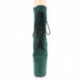 Chaussure de pole dance verte en suédine à talon 20 cm | FLAM1020FS