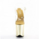 Chaussure pole dance dorée et transparente | FLAM808/C/GCH