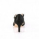 Escarpin noir et strass talon moyen 6 cm à brides | Soirée |Promo