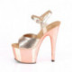 Sandale plateforme rose gold talon 18 cm | ADORE-ROGLDCH