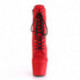 Chaussure Pole Dance à talon 18 cm en suédine rouge