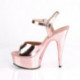 Sandale de Pole dance rose gold Pleaser du 34,5 au 44