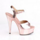 Sandale de Pole dance rose gold Pleaser du 34,5 au 44