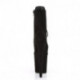 Bottines de Pole Dance aspect daim noire à talon aiguille 20 cm, lacet et plateforme haute