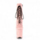 Chaussure de pole dance rose à lacet et talon 20 cm