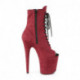 Chaussure pole dance peep toe bordeaux talon 20 cm Pleaser FLAM1021FS