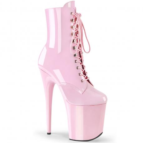 Chaussure Pole Dance rose talon aiguille 20 cm |flamingo FLAM1020