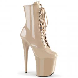 Chaussure Pole Dance nude talon aiguille 20 cm | Pleaser flamingo