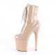 Chaussure Pole Dance nude talon aiguille 20 cm | Pleaser flamingo ( vue profil)