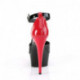 Sandale pole dance plateforme à haut talon 15 cm rouge et noire, promo taille 37