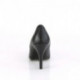 Escarpin noir mat talon de 10 cm grande taille du 39 au 47