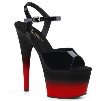 Chaussure pole dance noire talon 18 cm Pleaser ADO709BR-H/B/B-R
