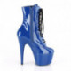 chaussure pole dance Pleaser Shoes bleu roi talon 18 cm plateforme 7 cm