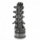 boot gothique compensée noire 5 sangles Demonia