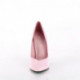 Escarpin rose vernis talon aiguille 12 cm