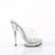 chaussure transparente talon 15 cm petite et grande taille femme