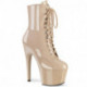 Bottine pole dance "Adore" Pleaser Shoes nude talon 18 cm plateforme 7 cm