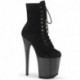 Bottines de pole dance XXXX à talon aiguille 20 cm, lacet et plateforme haute
