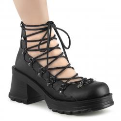 Escarpins Lacets Gladiateur Plateforme Gothiques Demonia Cult