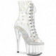 Chaussure Pole dance transparente avec paillettes multicolores| ADORE 1020C-2