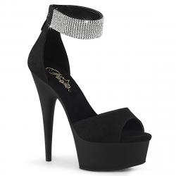 Sandales Plateforme sexy avec Strass à talon 15 cm - DELIGHT-625