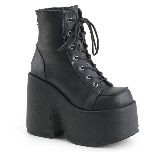 Bottines Combat Demonia Camel-203 : Le Noir Intemporel