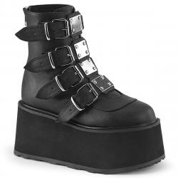 Bottines Plateforme Sangles Métalliques | Gothiques Demonia Cult