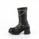 Bottes Chaînes Demonia Bratty-120 : Le Goth Féminin Radical